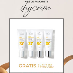 Giftset: 4 Image Skincare producten (Gratis Dagcrème & Cosmetic bag)